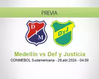 Medellín vs Def y Justicia