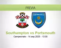 Pronóstico Southampton Portsmouth (14 septiembre 2025)