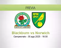 Pronóstico Blackburn Norwich (30 agosto 2025)