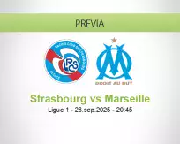 Pronóstico Strasbourg Marseille (26 septiembre 2025)