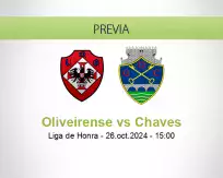 Pronóstico Oliveirense Chaves (26 octubre 2024)