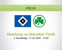 Pronóstico Hamburg Greuther Fürth (21 diciembre 2024)