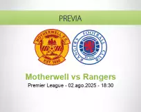 Pronóstico Motherwell Rangers (02 agosto 2025)