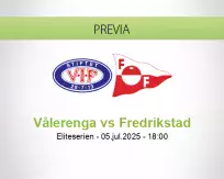 Pronóstico Vålerenga Fredrikstad (05 julio 2025)