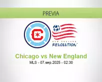 Pronóstico Chicago New England (06 septiembre 2025)