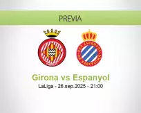 Pronóstico Girona Espanyol (26 septiembre 2025)