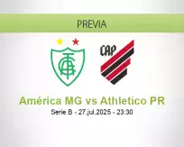 Pronóstico América MG Athletico PR (27 julio 2025)