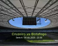 Pronóstico Cruzeiro Botafogo (04 diciembre 2025)