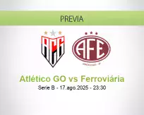 Pronóstico Atlético GO Ferroviária (17 agosto 2025)