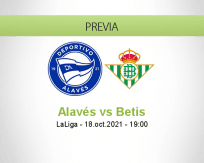 Pronóstico Alavés Betis (18 octubre 2021)