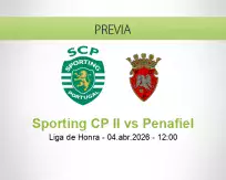 Pronóstico Sporting CP II Penafiel (04 abril 2026)