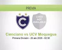 Pronóstico Cienciano UCV Moquegua (19 abril 2026)
