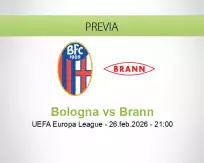 Pronóstico Bologna Brann (26 febrero 2026)