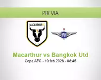 Macarthur vs Bangkok Utd