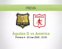 Águilas D vs América