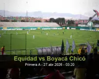 Equidad vs Boyacá Chicó