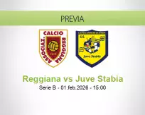 Pronóstico Reggiana Juve Stabia (01 febrero 2026)
