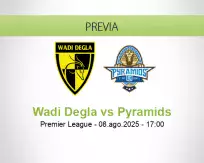 Pronóstico Wadi Degla Pyramids (08 agosto 2025)
