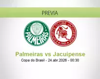 Palmeiras vs Jacuipense