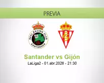 Santander vs Gijón