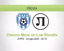 Pronóstico Cherno More Lok Plovdiv (23 agosto 2025)