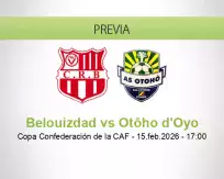 Pronóstico Belouizdad Otôho d'Oyo (15 febrero 2026)