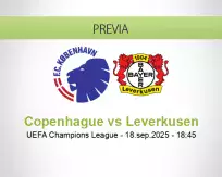 Pronóstico Copenhague Leverkusen (18 septiembre 2025)
