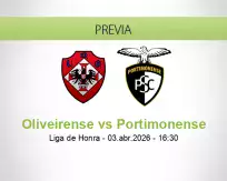 Pronóstico Oliveirense Portimonense (03 abril 2026)