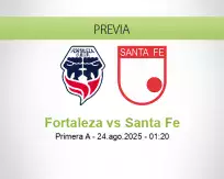 Pronóstico Fortaleza Santa Fe (23 agosto 2025)
