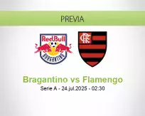 Pronóstico Bragantino Flamengo (23 julio 2025)
