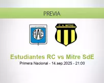 Pronóstico Estudiantes RC Mitre SdE (14 septiembre 2025)