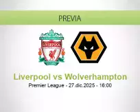 Pronóstico Liverpool Wolverhampton (27 diciembre 2025)