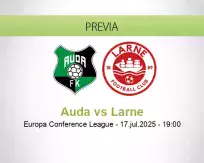 Pronóstico Auda Larne (16 julio 2025)