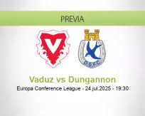 Pronóstico Vaduz Dungannon (24 julio 2025)