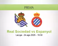 Pronóstico Real Sociedad Espanyol (24 agosto 2025)