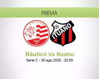 Pronóstico Náutico Ituano (30 agosto 2025)