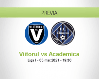 Pronóstico Viitorul Academica (05 marzo 2021)