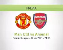 Pronóstico Man Utd Arsenal (02 diciembre 2021)