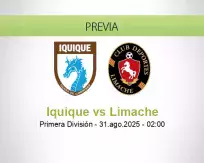 Pronóstico Iquique Limache (30 agosto 2025)