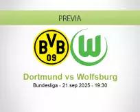 Pronóstico Dortmund Wolfsburg (21 septiembre 2025)