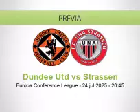Pronóstico Dundee Utd Strassen (24 julio 2025)