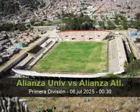 Pronóstico Alianza Univ Alianza Atl. (05 julio 2025)
