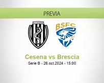 Pronóstico Cesena Brescia (26 octubre 2024)