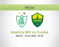 Pronóstico América MG Cuiabá (16 noviembre 2025)