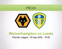 Pronóstico Wolverhampton Leeds (20 septiembre 2025)