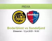 Pronóstico Bodø/Glimt Sandefjord (12 julio 2025)