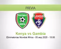 Pronóstico Kenya Gambia (05 septiembre 2025)