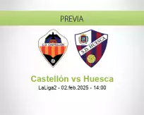 Pronóstico Castellón Huesca (02 febrero 2025)