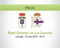 Pronóstico Real Oviedo La Coruña (02 marzo 2025)