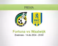 Pronóstico Fortuna Waalwijk (14 diciembre 2024)